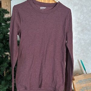 Arizona Jean Company Burgundy Long Sleeve Shirt